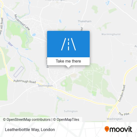 Leatherbottle Way map