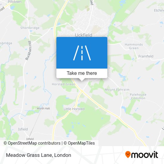 Meadow Grass Lane map