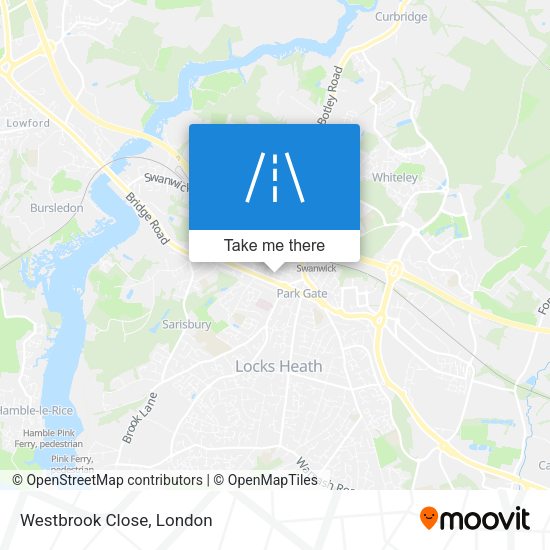 Westbrook Close map