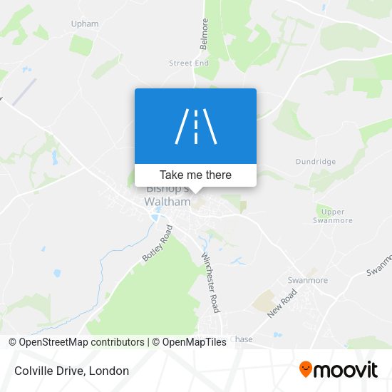 Colville Drive map
