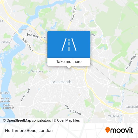 Northmore Road map