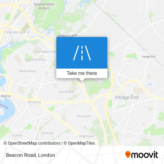 Beacon Road map