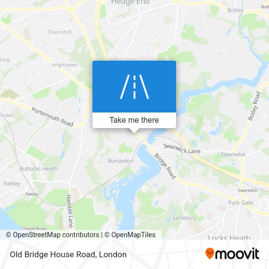 Old Bridge House Road map
