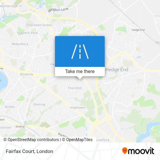 Fairfax Court map