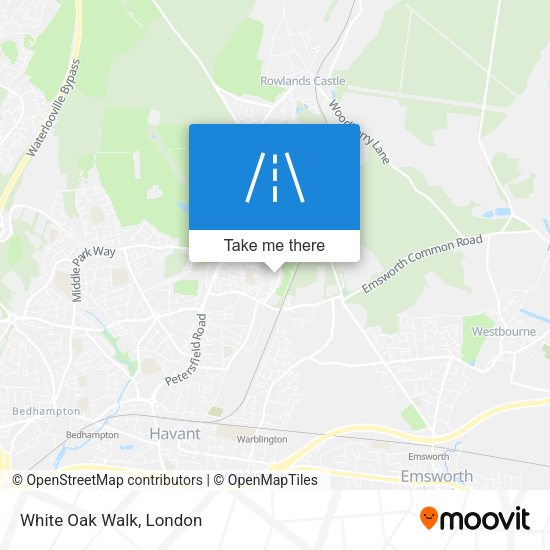 White Oak Walk map