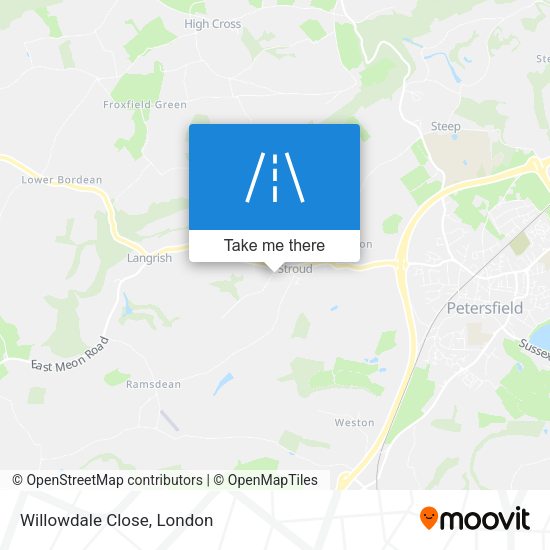 Willowdale Close map