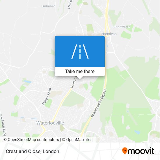 Crestland Close map