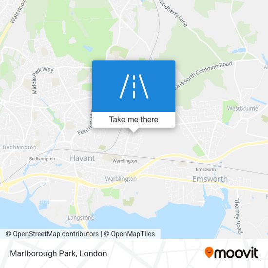 Marlborough Park map