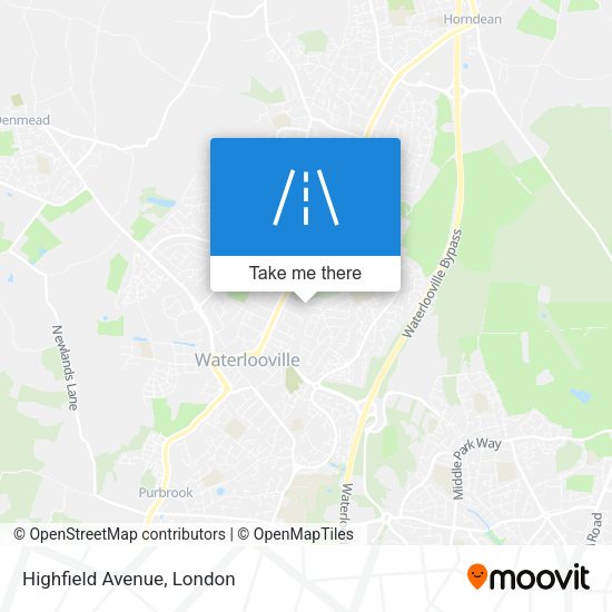 Highfield Avenue map