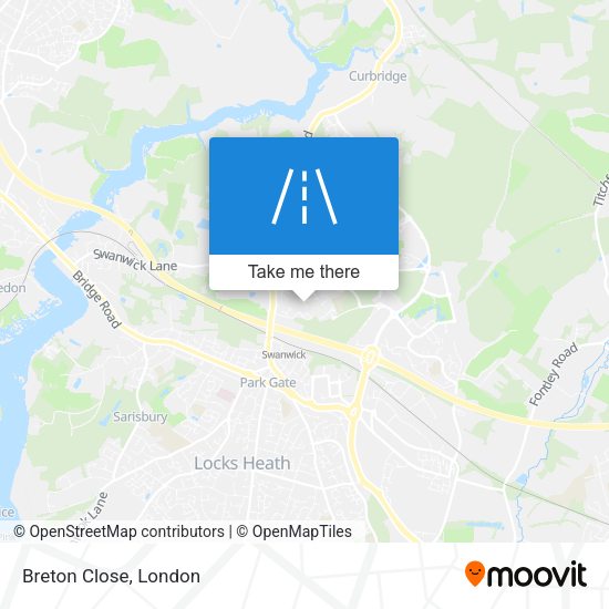 Breton Close map