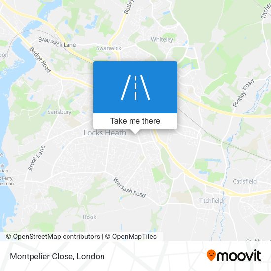 Montpelier Close map