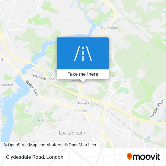 Clydesdale Road map