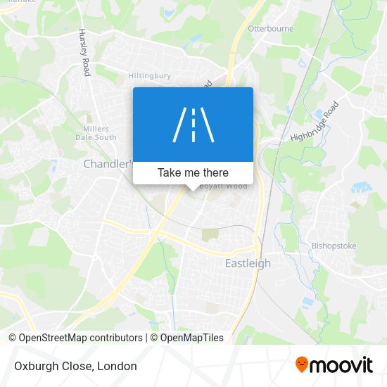 Oxburgh Close map
