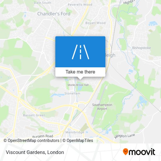 Viscount Gardens map