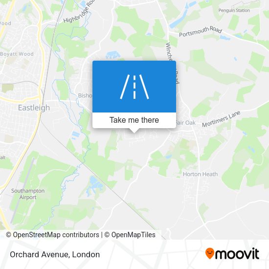 Orchard Avenue map