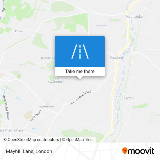 Mayhill Lane map