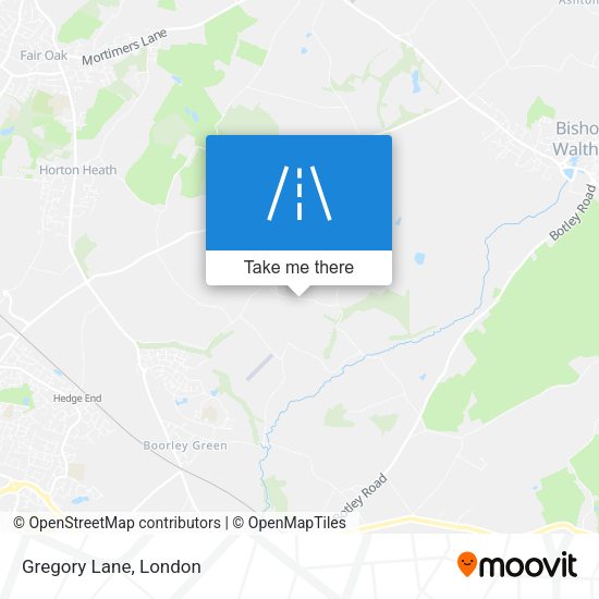 Gregory Lane map