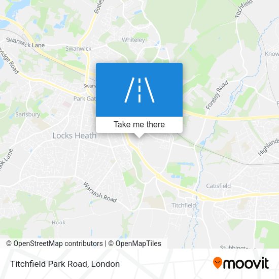 Titchfield Park Road map