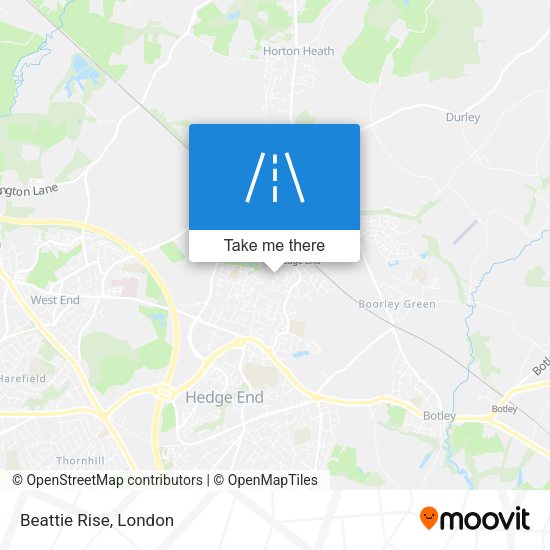 Beattie Rise map