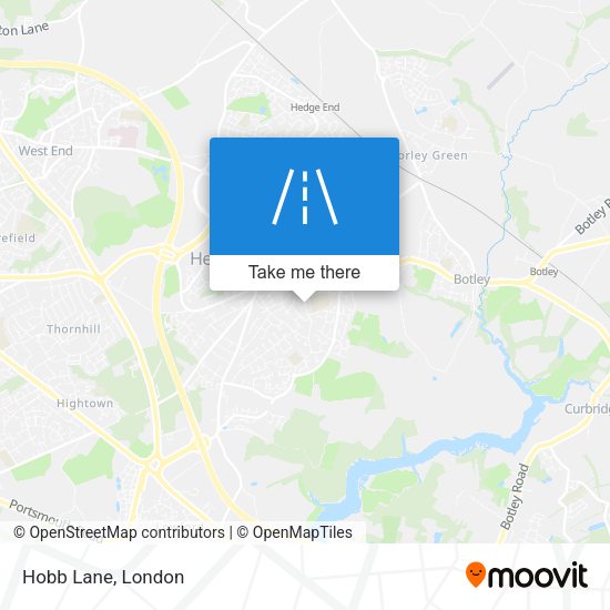 Hobb Lane map