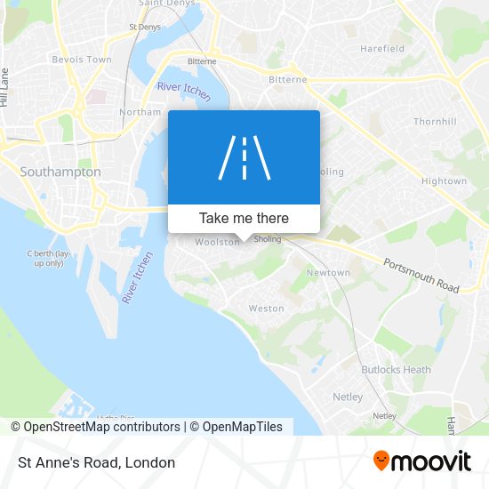 St Anne's Road map