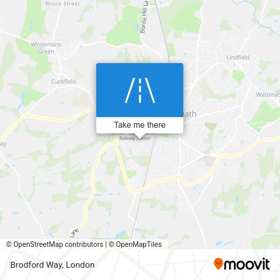 Brodford Way map