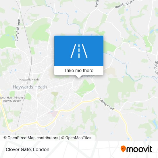 Clover Gate map