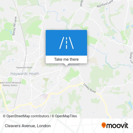 Cleavers Avenue map