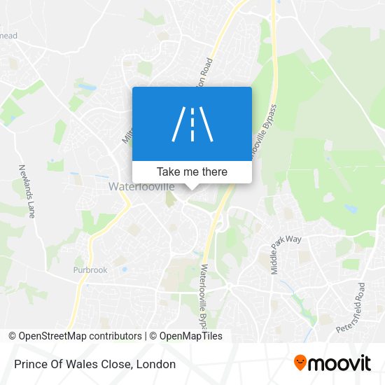 Prince Of Wales Close map