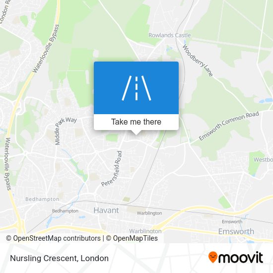 Nursling Crescent map