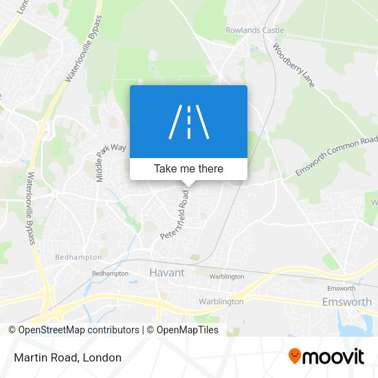Martin Road map