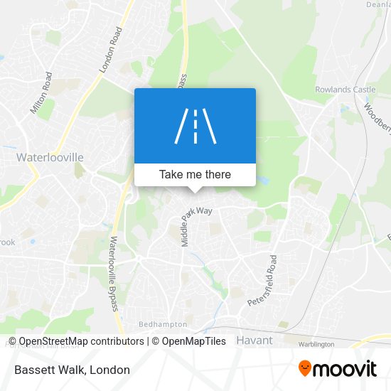 Bassett Walk map