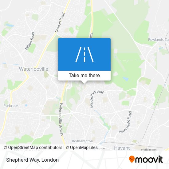 Shepherd Way map
