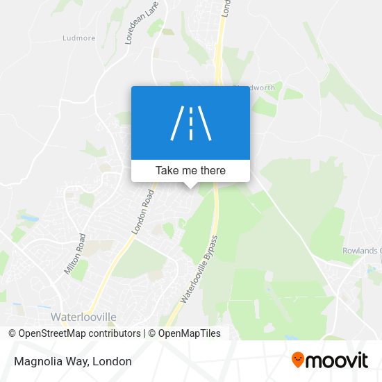 Magnolia Way map