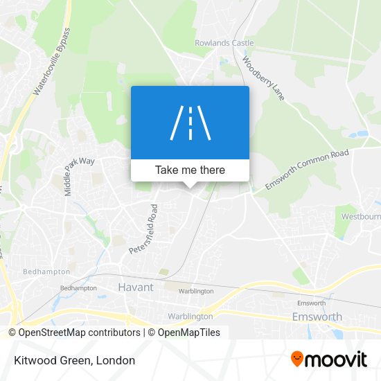 Kitwood Green map