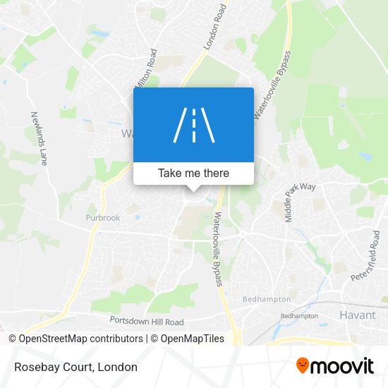 Rosebay Court map