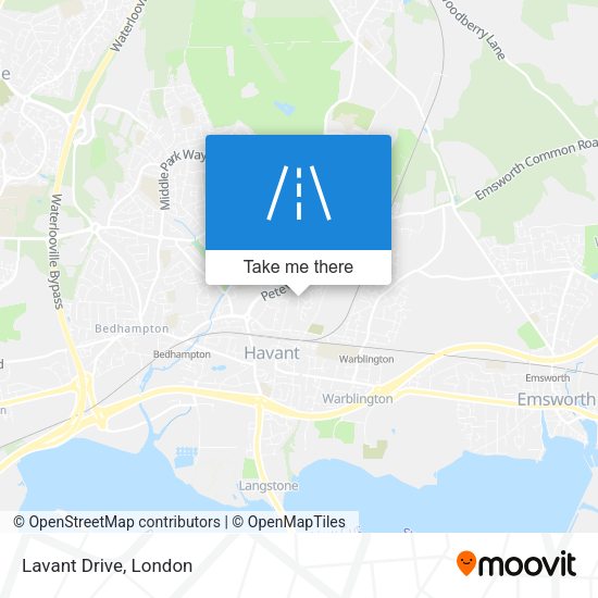 Lavant Drive map
