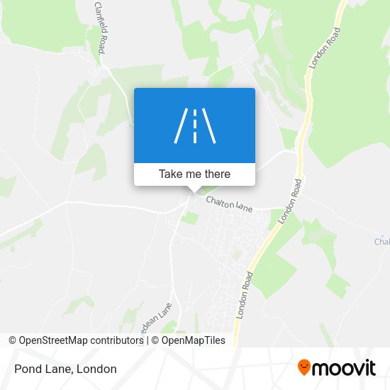 Pond Lane map