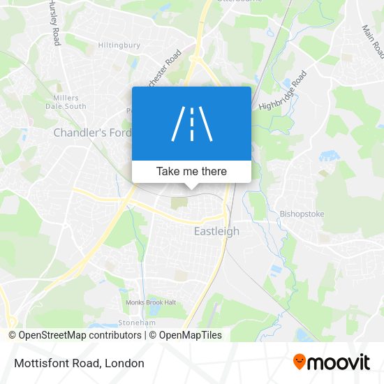 Mottisfont Road map