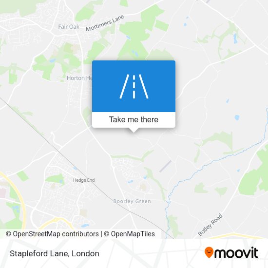 Stapleford Lane map