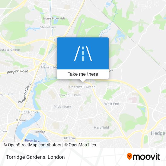 Torridge Gardens map