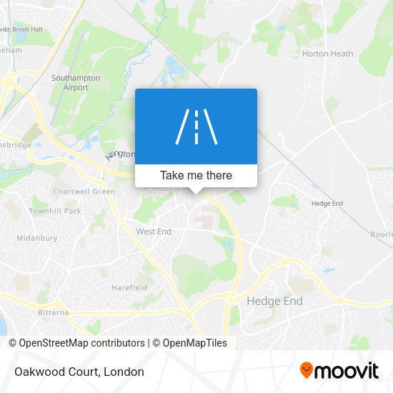 Oakwood Court map