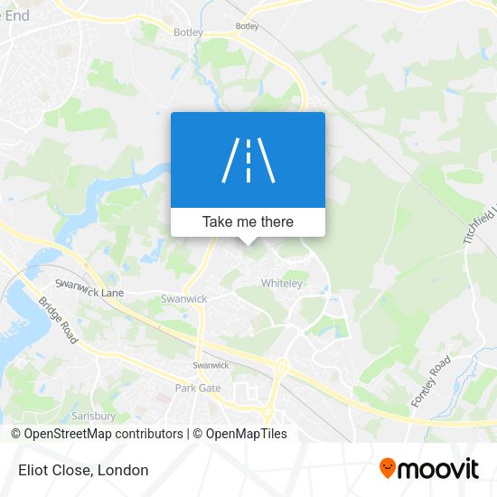 Eliot Close map
