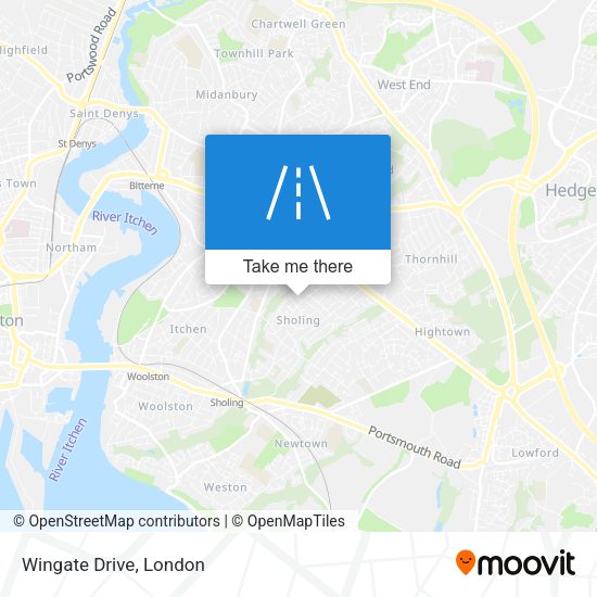 Wingate Drive map