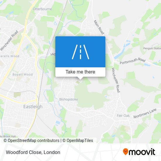Woodford Close map