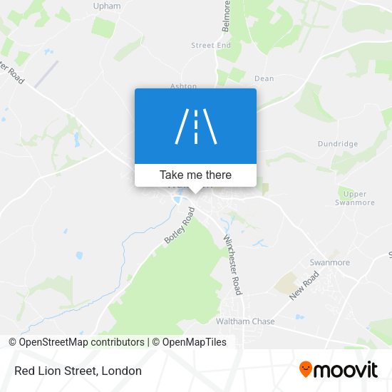 Red Lion Street map