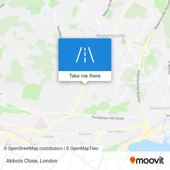 Abbots Close map