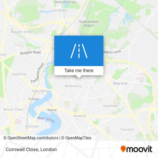 Cornwall Close map