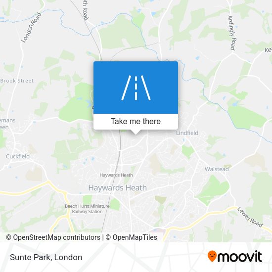 Sunte Park map