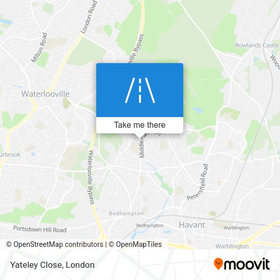Yateley Close map